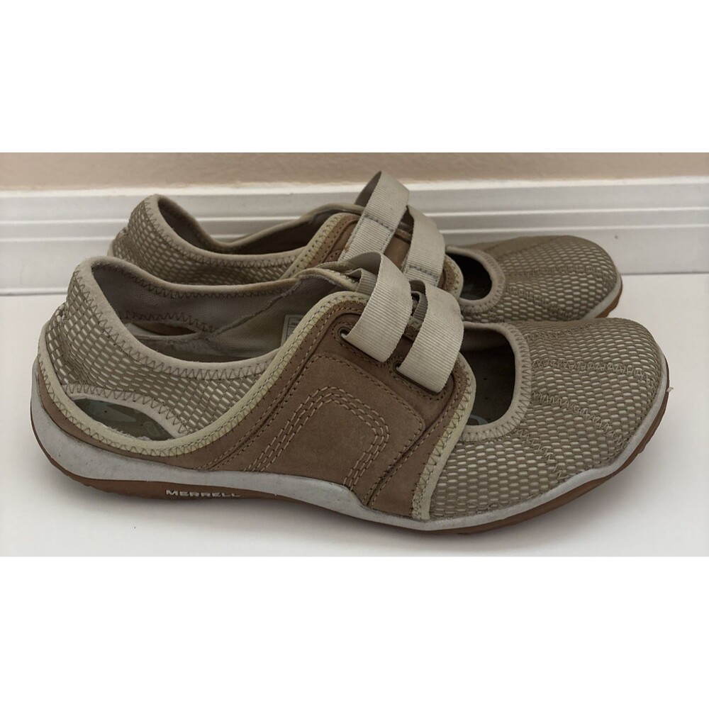 Merrell Lorelei MJ Performance Walking Shoe #J35208 Sz 6.5Leather Mesh Deep Tan